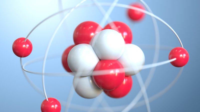 3D image of the atom of a light element. (Source: © koya979 / stock.adobe.com)