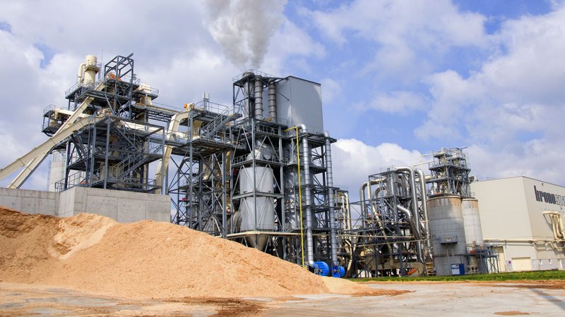 Plants for the processing of solid biomass will become major industry supplier in the heat production. (Source: © jelena zaric / stock.adobe.com)