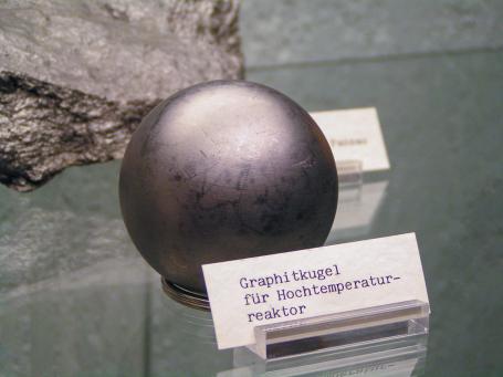 Graphite pebble for HTGR reactor.