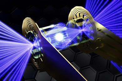 In inertial confinement, the fuel pellet is compressed and heated by powerful laser or particle beams, creating the extreme conditions necessary for fusion to occur. (Source: © Peter Hansen / stock.adobe.com)