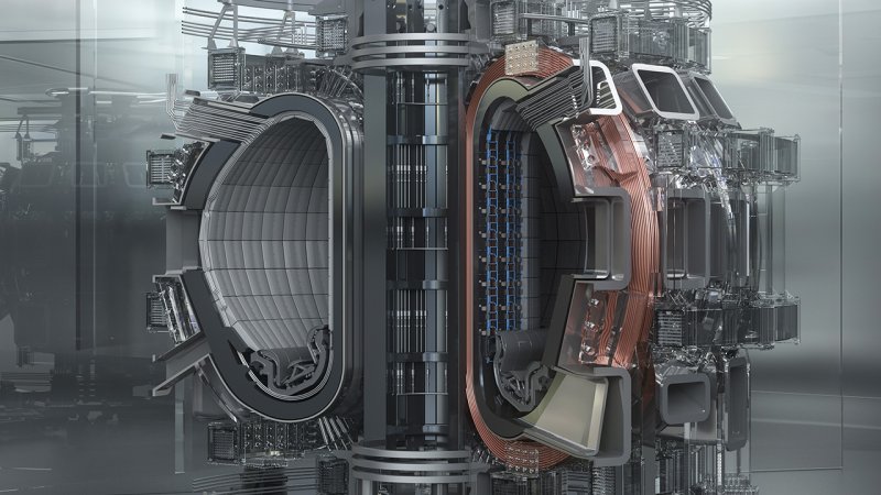 Toroidal coils of tokamak ITER. (Source: © Filipp / stock.adobe.com)