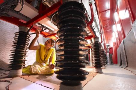 Construction of diagnostic neutral beam injection in India. (Credit © ITER Organization, http://www.iter.org/)