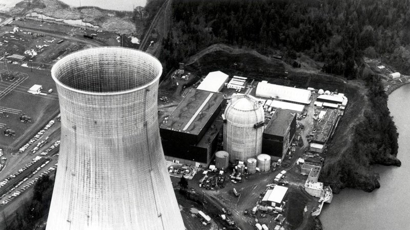 The Trojan nuclear power plant, constructed in Oregon, USA, was the only power plant with a pressurized water reactor. After 16&nbsp;years, it was decommissioned due to persistent problems with the steam generators and the resistance of environmentalists. (Source: Wikipedia.org)