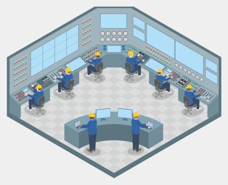Each module in a multi-module nuclear power plant will be operated independently from a shared control room, which will also host the controls for common auxiliary systems. (Source: &copy; metamorworks / stock.adobe.com)