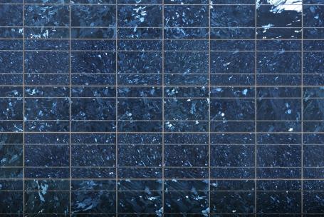 Polycrystalline photovoltaic cell.
