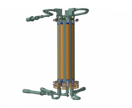 Central solenoid of ITER tokamak. (Credit © ITER Organization, www.iter.org)