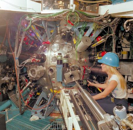 The Shiva laser target chamber during maintenance. (Source: Wikipedia.org) The Shiva laser target chamber during maintenance. (Source: Wikipedia.org)