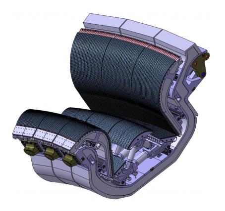 Divertor of ITER tokamak. (Credit © ITER Organization, www.iter.org)