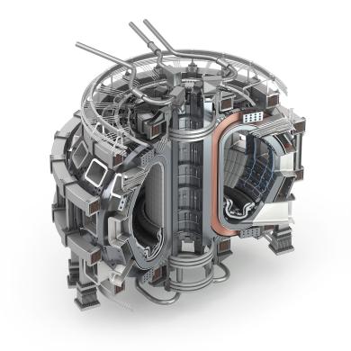 The tokamak is a typical and currently the most promising device based on magnetic confinement. (Source: © Filipp / stock.adobe.com)