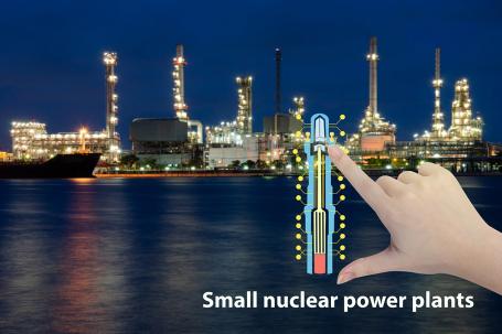 A nuclear power plant equipped with several small modular reactors can supply reliable energy for entire industrial-scale urban areas. (Source: &copy; wasanajai / stock.adobe.com)