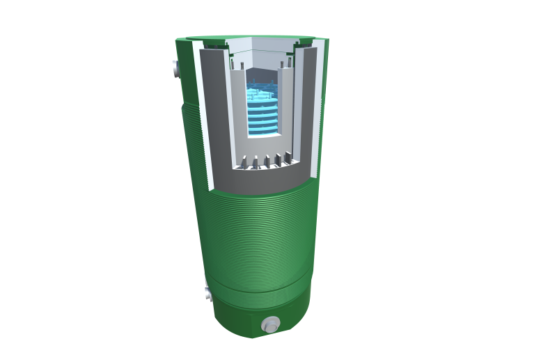 Nuclear spent fuel container — Castor