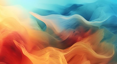 Why don’t we see icy (blueish) and hot (reddish) air in different colours?