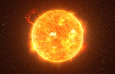 ELMs in plasma are resembling solar flares. (Source: © lukszczepanski / stock.adobe.com)