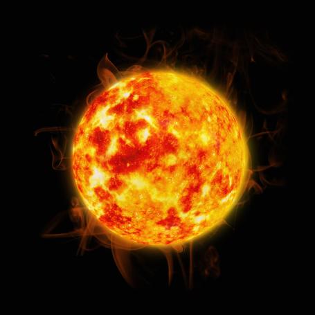 The Sun radiates enormous amounts of energy into its surroundings, as a result of the thermonuclear reaction within. (Source: © michael160693 / stock.adobe.com)