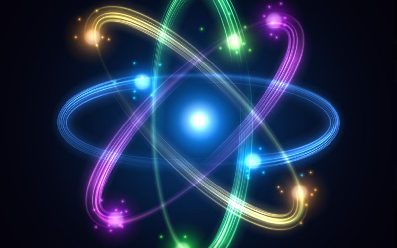 What color is the atom (Source: © FullRix / stock.adobe.com)