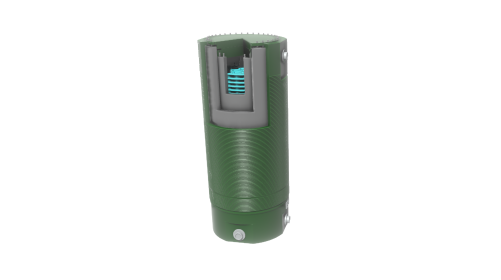 Nuclear spent fuel container — Castor