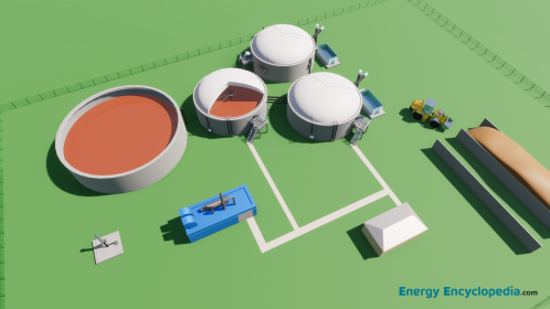 Biogas power plant