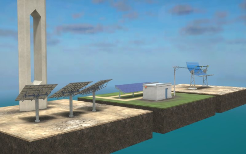 Solar power plant