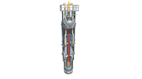 If desired, 3D-printable data for constructing a small modular reactor can be downloaded from the Free Download / 3D Printing section.