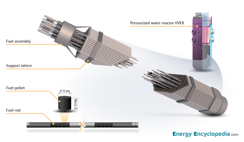 VVER model fuel assembly