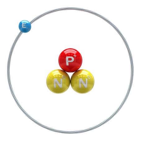Tritium atom. (Source: © generalfmv / stock.adobe.com)