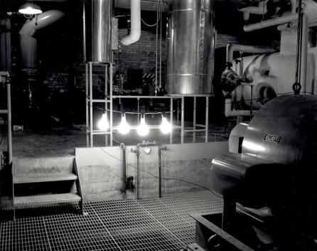 The first production of usable nuclear electricity occurred on December 20, 1951, when four light bulbs were lit with electricity generated from the EBR-1 reactor. (Source: Wikipedia.org)