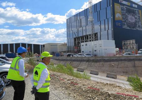 Tokamak ITER building site. (Source: © Conleth Brady, IAEA)