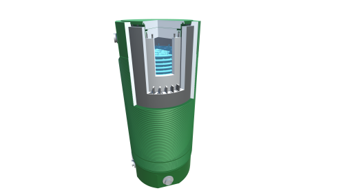 Nuclear spent fuel container — Castor