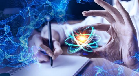 What is the temperature of electrons and protons?