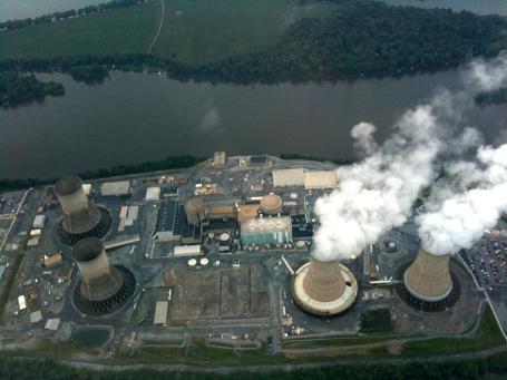June 2010 photograph of the Three Mile Island Nuclear Power Plant, showing the deactivated Unit 2 on the left and Unit 1 on the right, which has been offline since September 2019. (Source: Wikipedia.org) June 2010 photograph of the Three Mile Island Nuclear Power Plant, showing the deactivated Unit 2 on the left and Unit 1 on the right, which has been offline since September 2019. (Source: Wikipedia.org)
