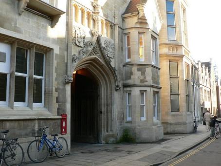 Entrance into Cavendish laboratory, where the fusion was first performed using a particle accelerator. (Source: RichTea, Wikipedia.org)