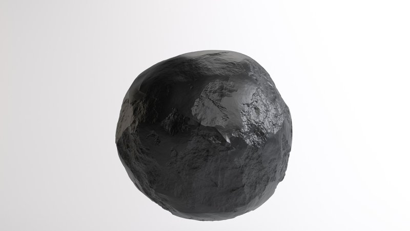 River pebble of ore rich in graphite. Due to its particular properties, graphite is used in many industrial sectors. (Source: © Vladislav / stock.adobe.com)