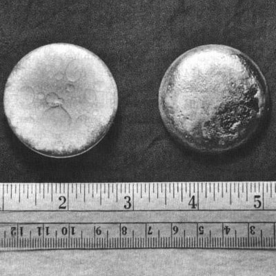 Small pieces of plutonium. (Source: Wikipedia.org)