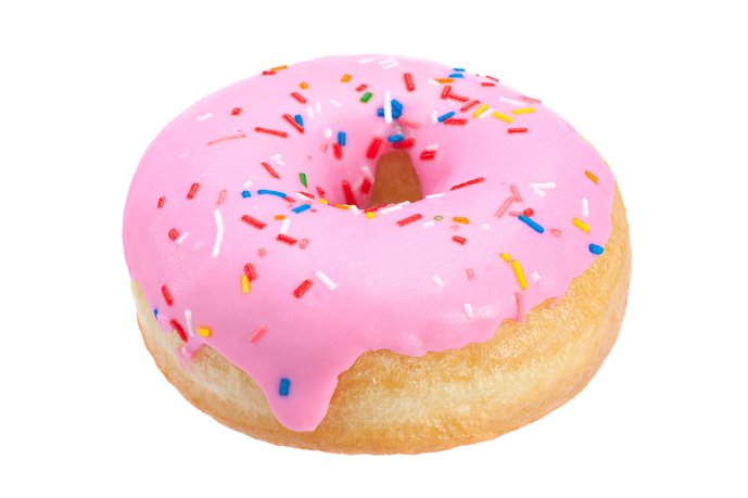This donut is an example of torus with a low aspect ratio. (Source: © Leonid Nyshko / stock.adobe.com)