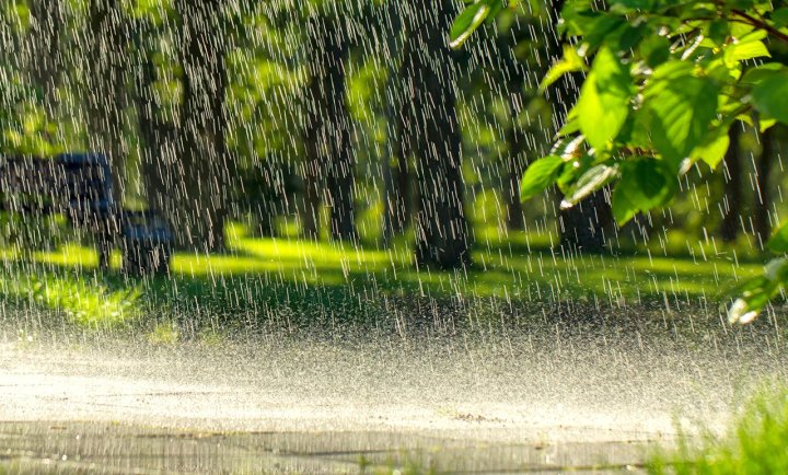 Rainfall is a typical example of precipitation. (Source: © maykal / stock.adobe.com)