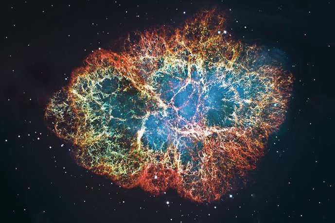 Crab nebula is remnant from supernova explosion. (Source: © allexxandarx / stock.adobe.com)