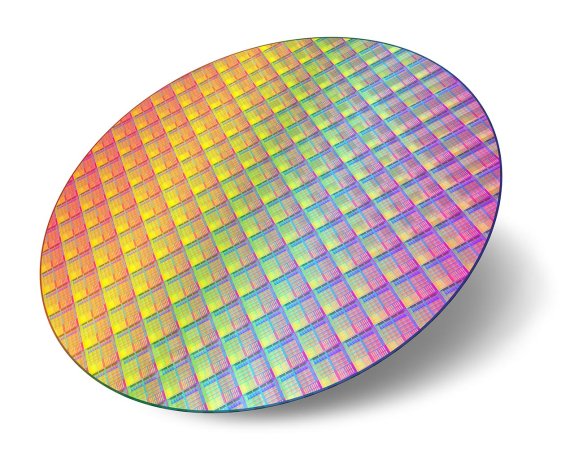 Wafer with processor core made from a silicon semiconductor. (Source: © Scanrail / stock.adobe.com)