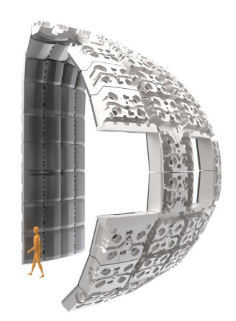 ITER tokamak blanket. (Credit © ITER Organization, www.iter.org)