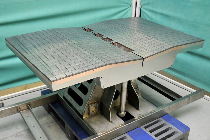 A prototype of one of the plasma-facing components of the ITER tokamak - the first wall panel. (Credit © ITER Organization, www.iter.org)