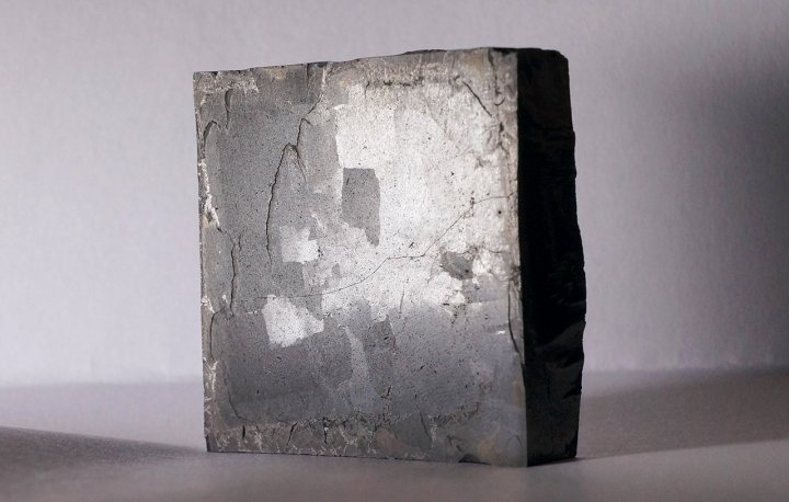 Piece of Yttrium Barium Copper Oxide (YBCO) superconductor. (Source: Wikipedia.org)